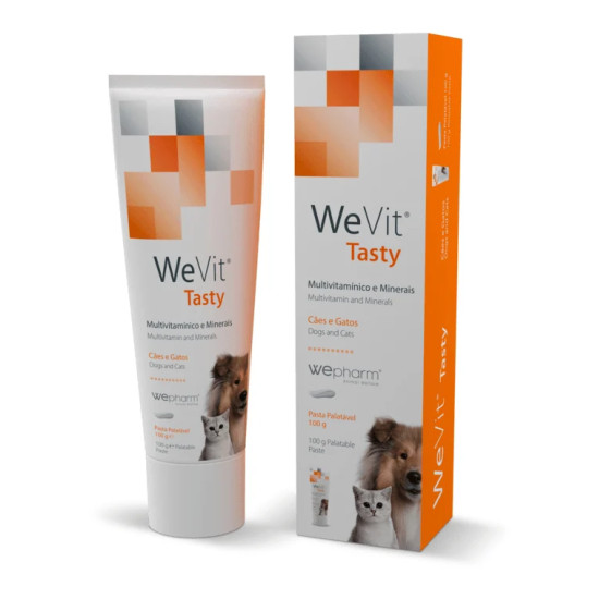 WeVit Tasty – Supliment Nutrițional pentru Câini și Pisici, 100 g – WePharm